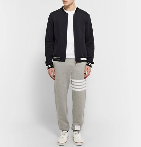 THOM BROWNE White Medium Weight Cotton Jersey T-shirt