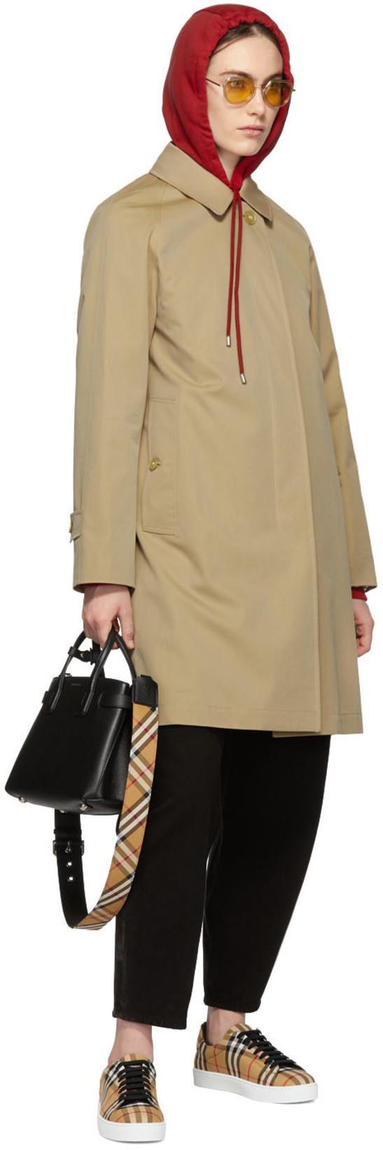 BURBERRY New Albridge Check Low-top Sneakers In Multi