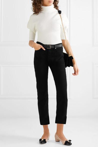 FERRAGAMO Vara Q 35 Quilted Leather Pumps In Neutrals