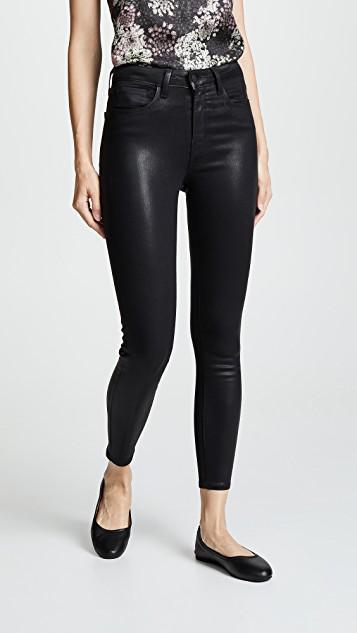 L'AGENCE Margot High Waist Crop Jeans In Midnight