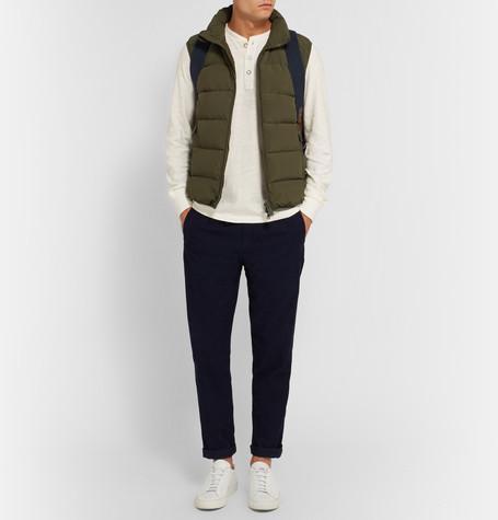 RAG & BONE Classic Slubbed Cotton-jersey Henley T-shirt In White