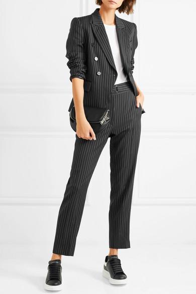 ALEXANDER MCQUEEN Oversized Sneakers In Black And White Leather