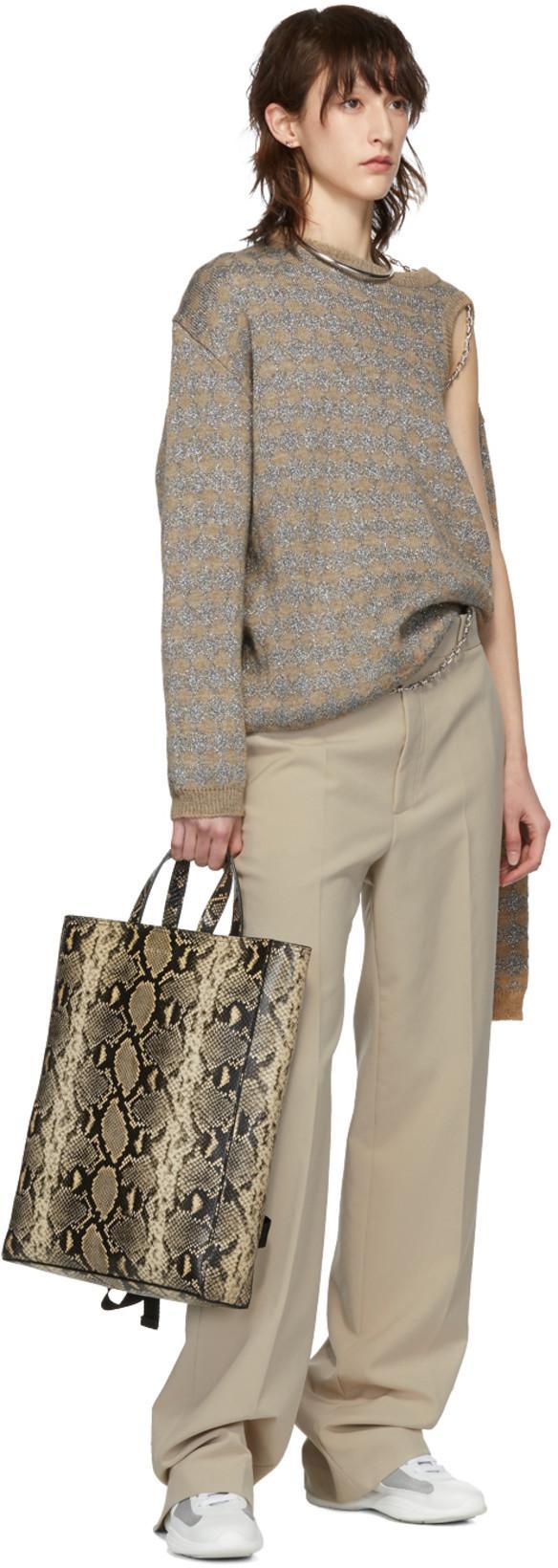 PRADA White Lace Up Sneakers In Multi