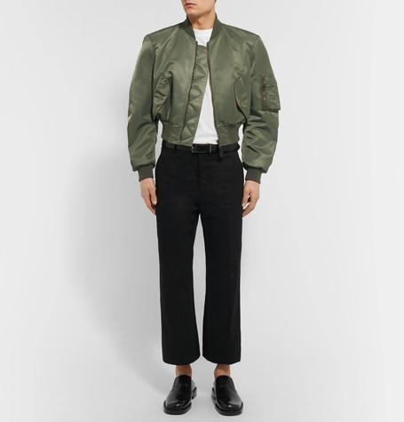 MONTBLANC Tweed-effect Reversible Belt In Black