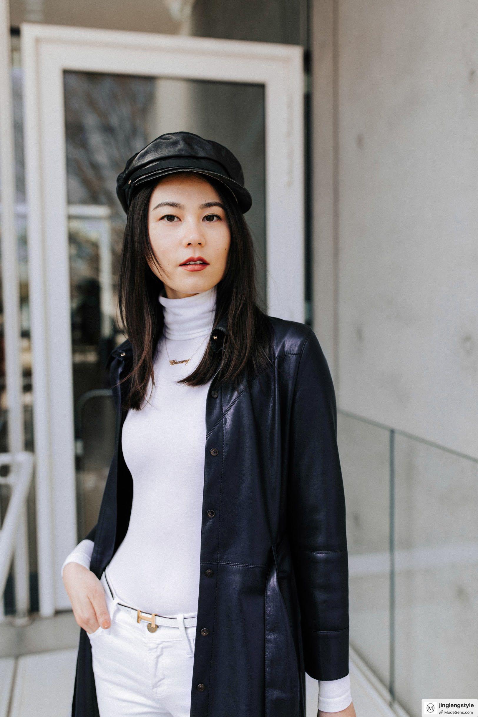 WOLFORD Colorado Turtleneck Jersey Thong Bodysuit In White