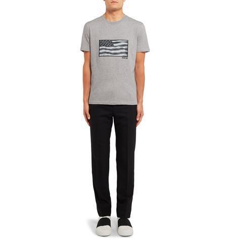 MONTBLANC Tweed-effect Reversible Belt In Black