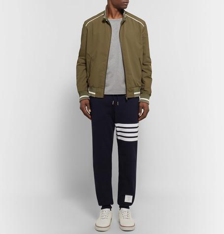 THOM BROWNE White Medium Weight Cotton Jersey T-shirt