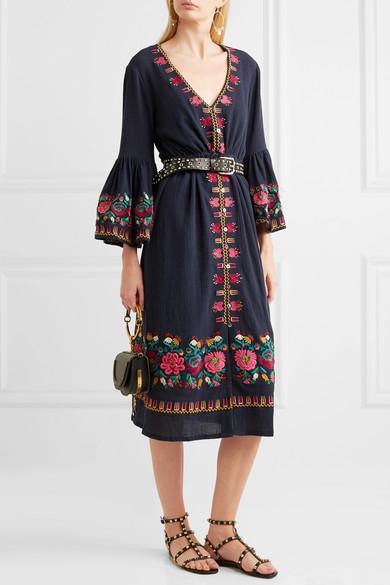 VALENTINO GARAVANI Rockstud Ankle-strap Flat Sandals In Black