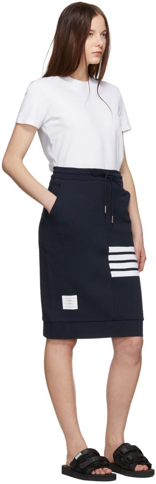 THOM BROWNE Relaxed-fit Cotton T-shirt In White