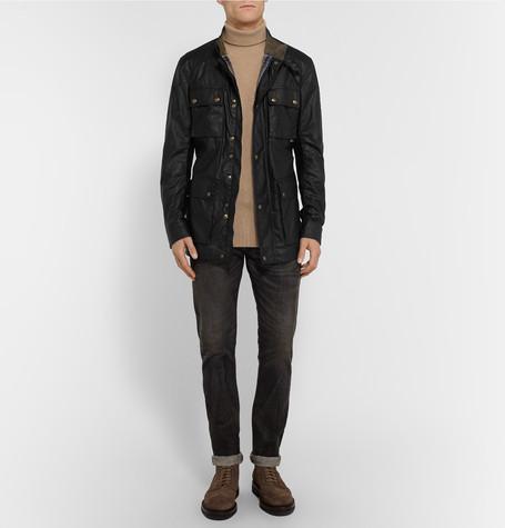 BELSTAFF Trailmaster Waxed Jacket Black