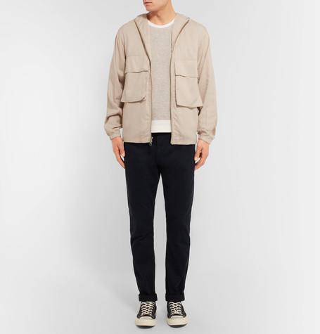 MONTBLANC Tweed-effect Reversible Belt In Black