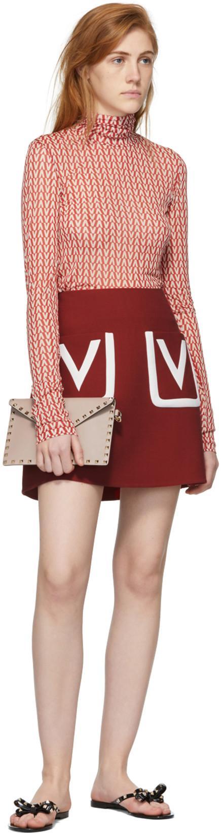 VALENTINO GARAVANI The Rockstud Rubber Flip Flops In Black