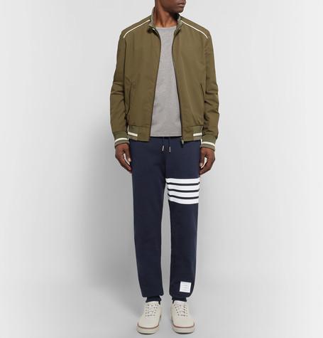 THOM BROWNE White Medium Weight Cotton Jersey T-shirt