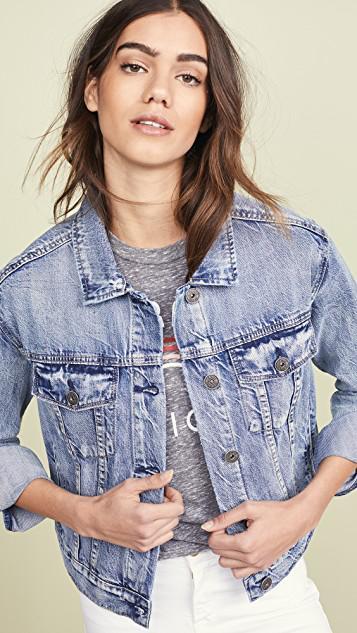 FRAME Bootcut Jeans In White