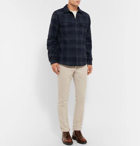 RAG & BONE Classic Slubbed Cotton-jersey Henley T-shirt In White