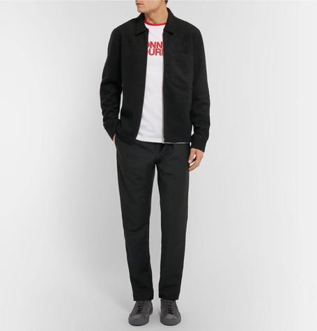 THOM BROWNE White Medium Weight Cotton Jersey T-shirt