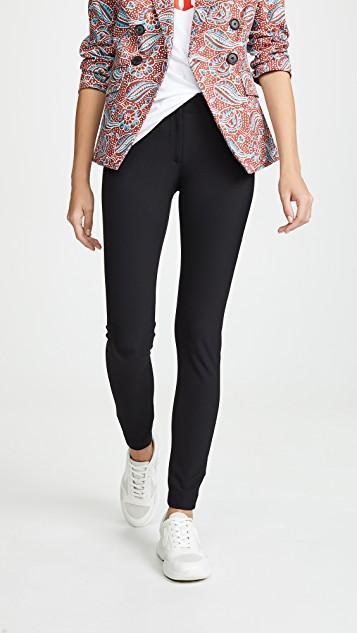 VERONICA BEARD Zip-back Scuba Trousers In Black