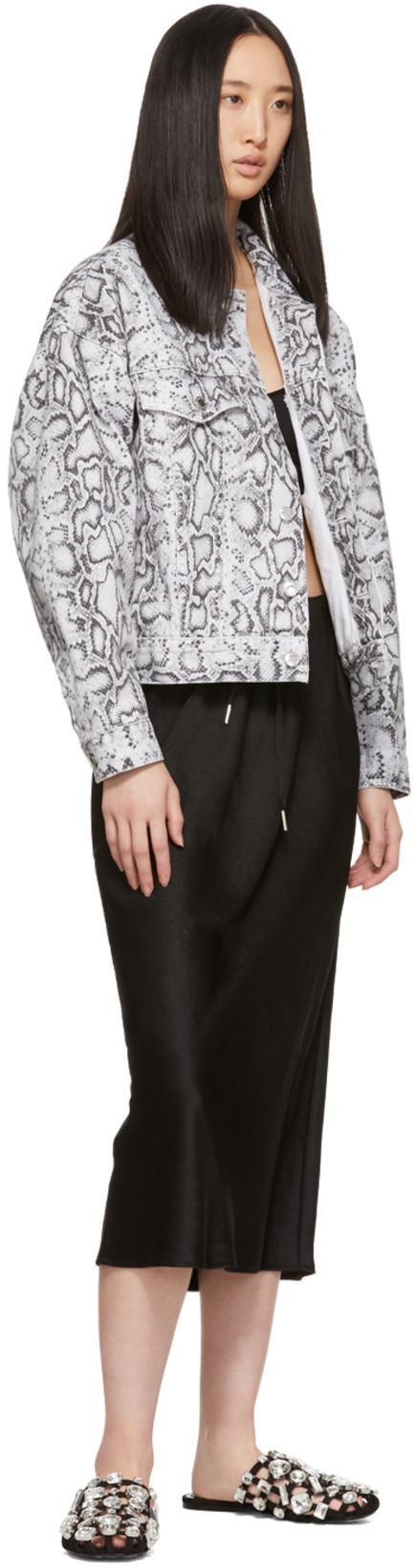 ALEXANDER WANG Amelia Studded Suede Slippers In Black