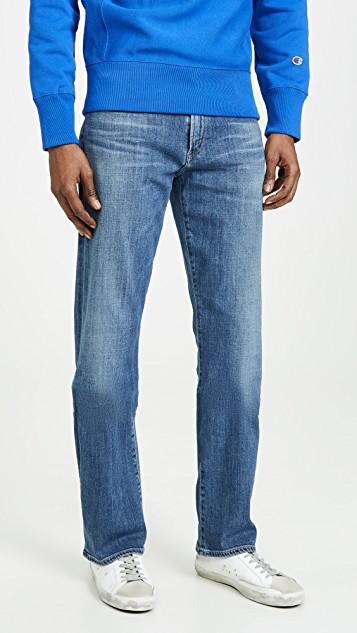 CITIZEN OF HUMANITY Sid Regular Straight Jeans In Aurora Wash