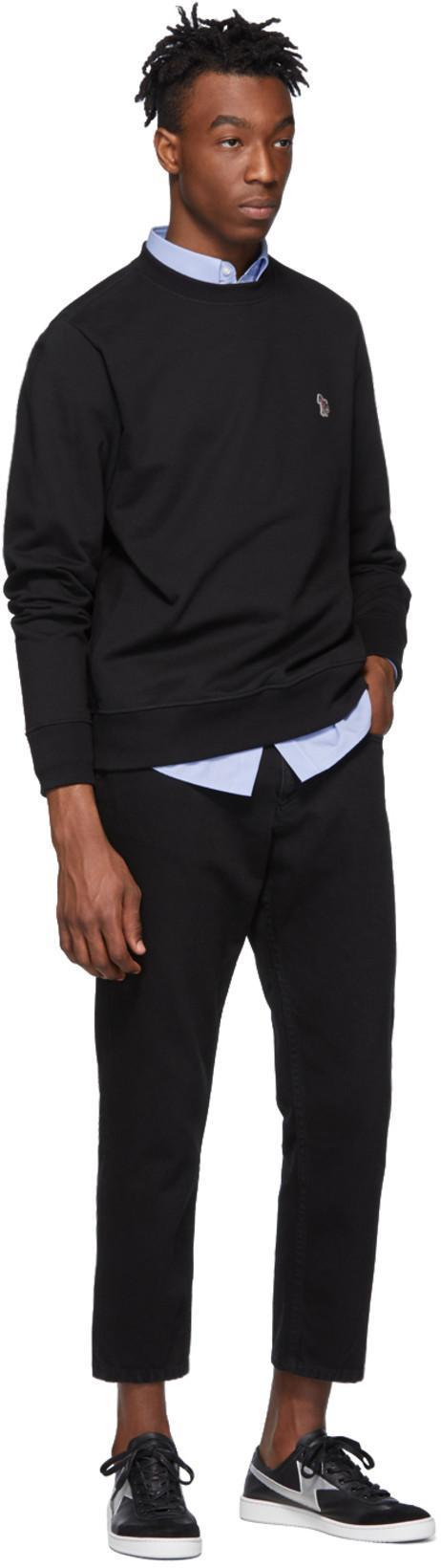 PS BY PAUL SMITH Ps Paul Smith Zebra Logo Sweatshirt With Zebra Logo In Black