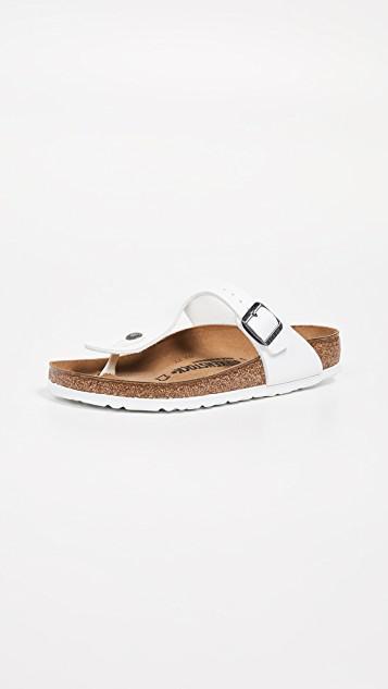 BIRKENSTOCK Gizeh Birko-flor Womens Flip Flop In White