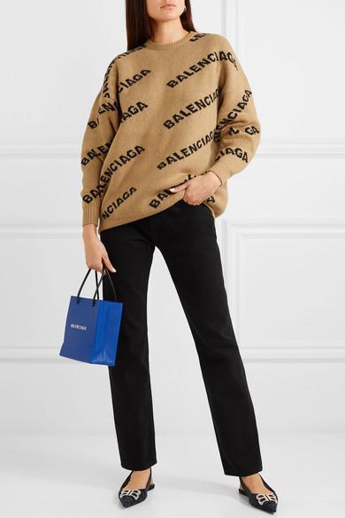 BALENCIAGA Hourglass Woollen Jacket In Black