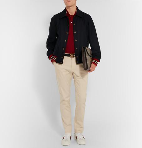 GUCCI Women Ace Leather Sneakers In Multi