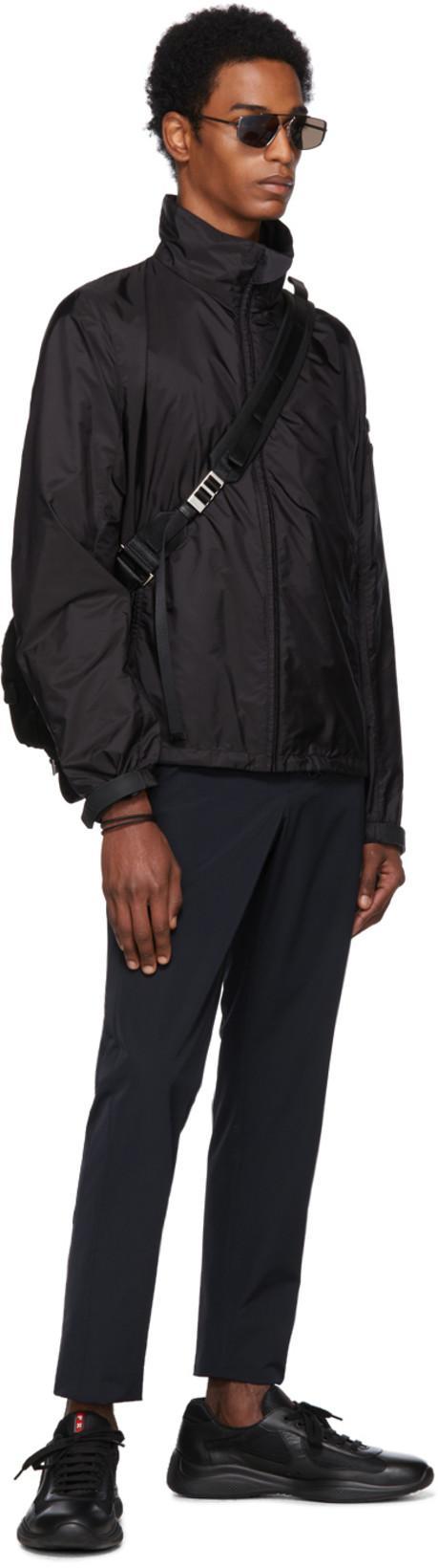 PRADA Black Leather New Americas Cup Sneakers