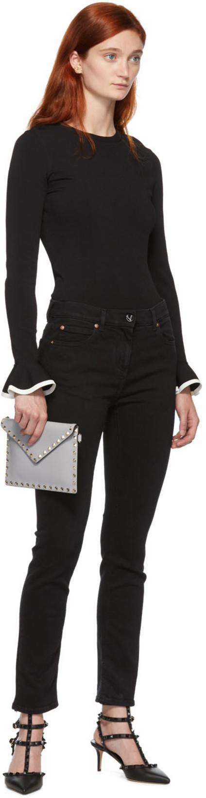 VALENTINO GARAVANI Patent Rockstud Pumps With Matching Straps And Studs 65 Mm Woman Black 41.5