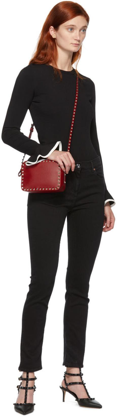 VALENTINO GARAVANI Patent Rockstud Pumps With Matching Straps And Studs 65 Mm Woman Black 41.5