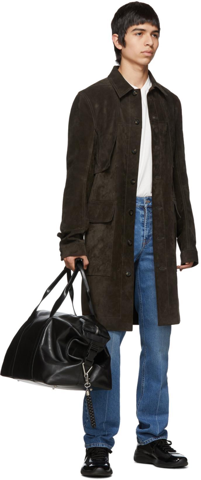 PRADA Black Leather New Americas Cup Sneakers