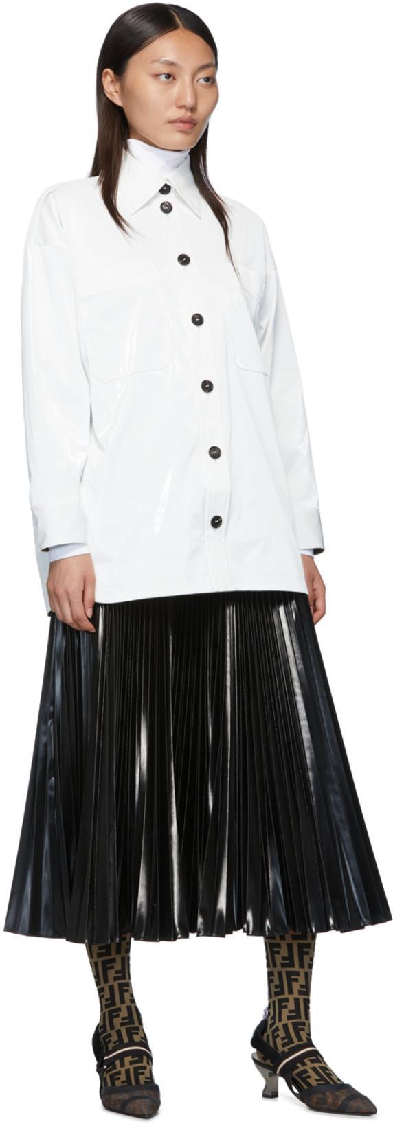 FENDI Tech Mesh Hummingbird Slingbacks Shoes In Multi