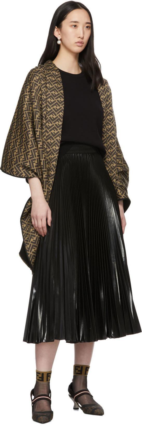 FENDI Tech Mesh Hummingbird Slingbacks Shoes In Multi