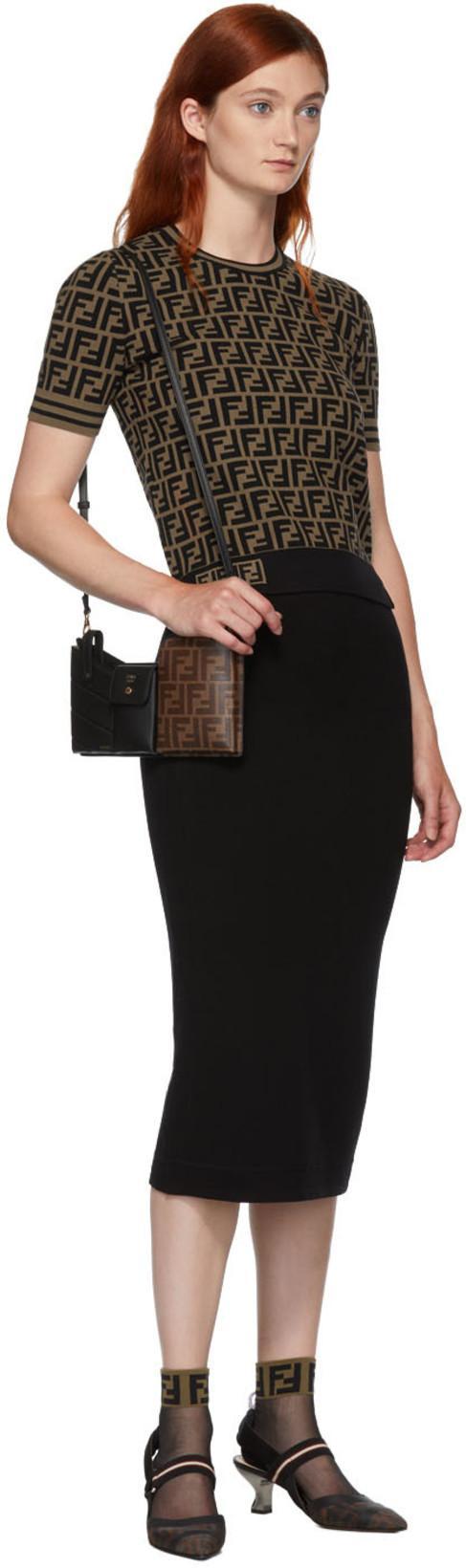 FENDI Tech Mesh Hummingbird Slingbacks Shoes In Multi