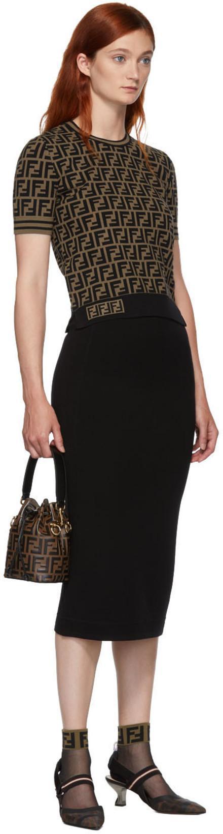 FENDI Tech Mesh Hummingbird Slingbacks Shoes In Multi