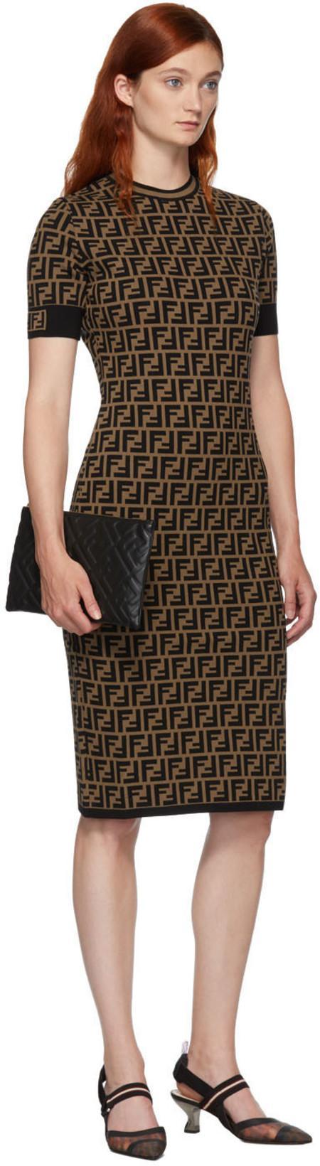 FENDI Tech Mesh Hummingbird Slingbacks Shoes In Multi