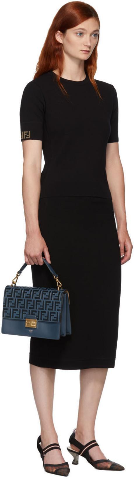 FENDI Tech Mesh Hummingbird Slingbacks Shoes In Multi