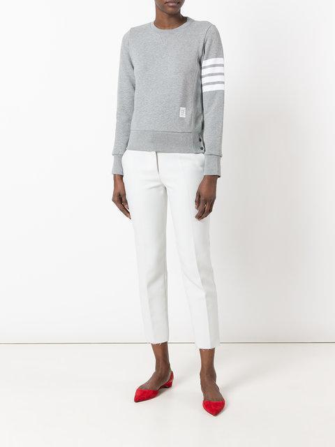 THOM BROWNE Crewneck Sweatshirt In Grey