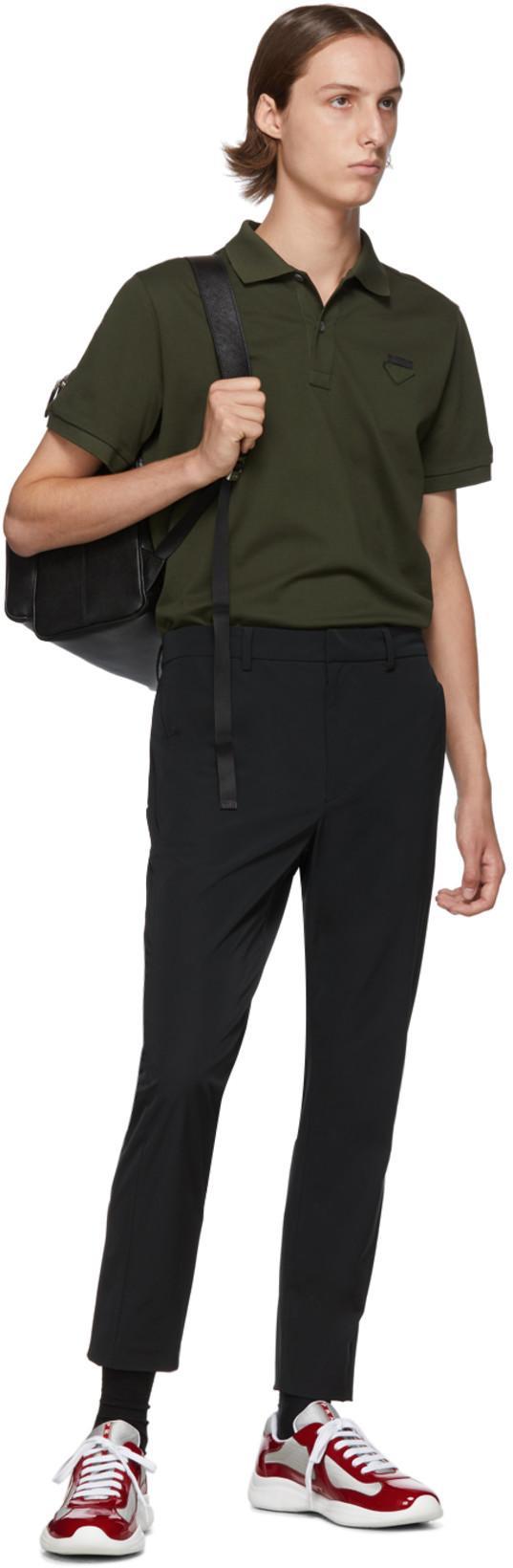 PRADA America's Cup Sneakers In Red