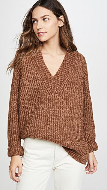 SAM EDELMAN Hazel Pointed Toe Pump Modern Ivory Leather In White