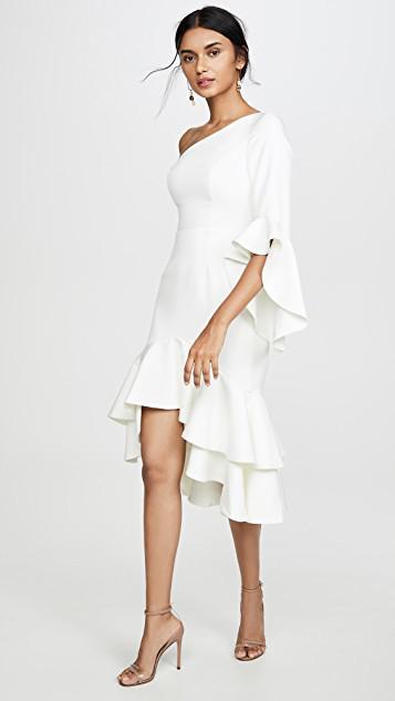 SAM EDELMAN Hazel Pointed Toe Pump Modern Ivory Leather In White