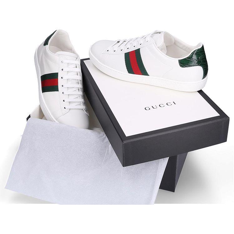 GUCCI Women Ace Leather Sneakers In Multi