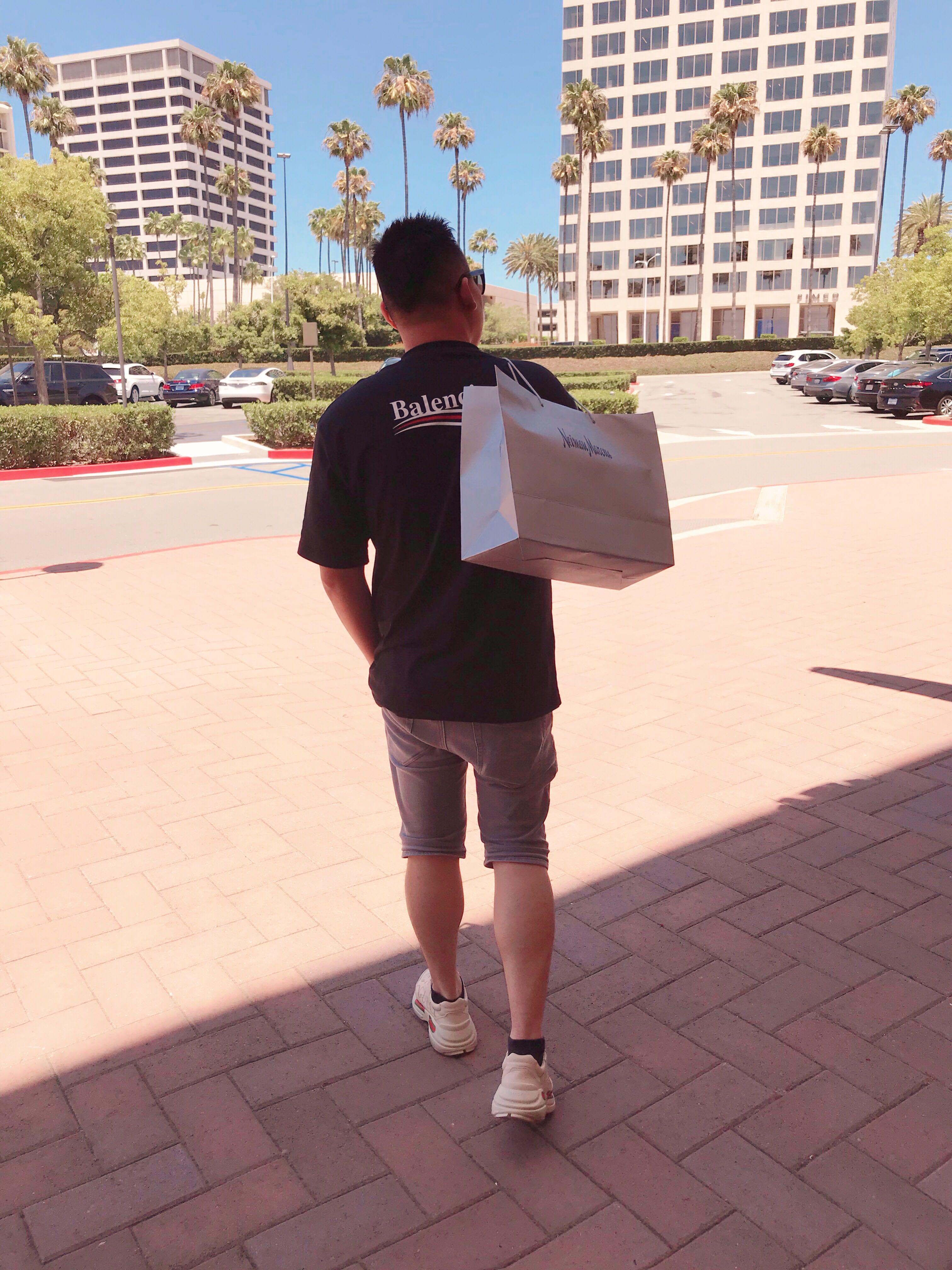 BALENCIAGA Oversized Logo-print Cotton-jersey T-shirt In Black White