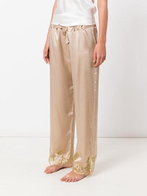 GILDA & PEARL Gina Silk Lace Camisole In White