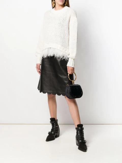 ISABEL MARANT Derys Checked Cotton-blend Straight-leg Pants In Black