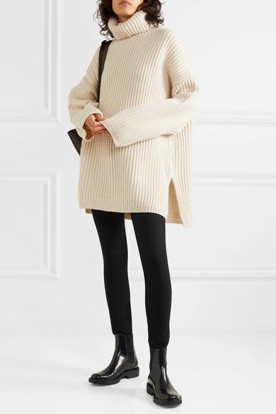 JOSEPH Gabardine Mid-rise Stretch-woven Leggings In Black