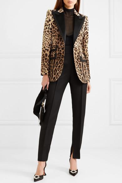 AMINA MUADDI Womens Black Rosie Crystal-embellished Leather Sling-back Courts