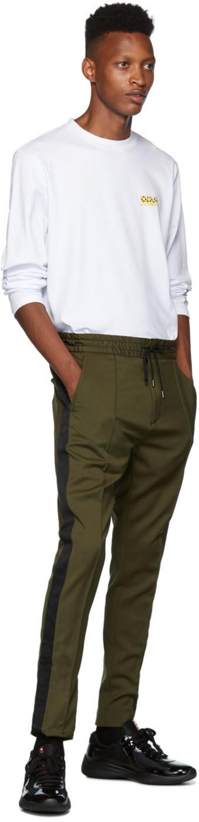 PRADA Black Leather New Americas Cup Sneakers