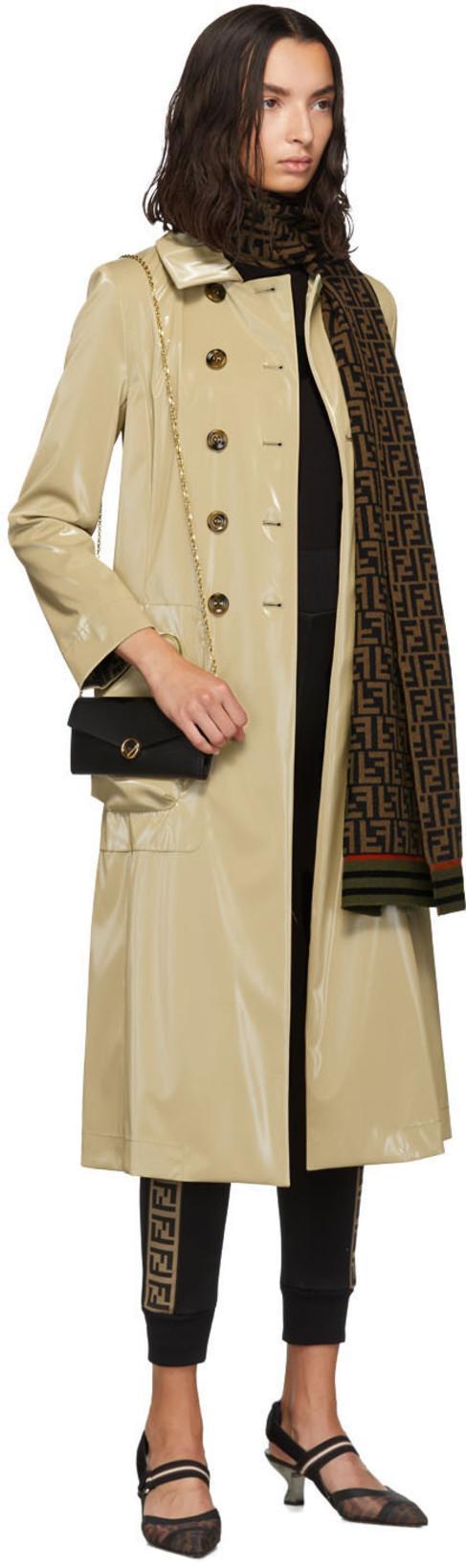 FENDI Tech Mesh Hummingbird Slingbacks Shoes In Multi