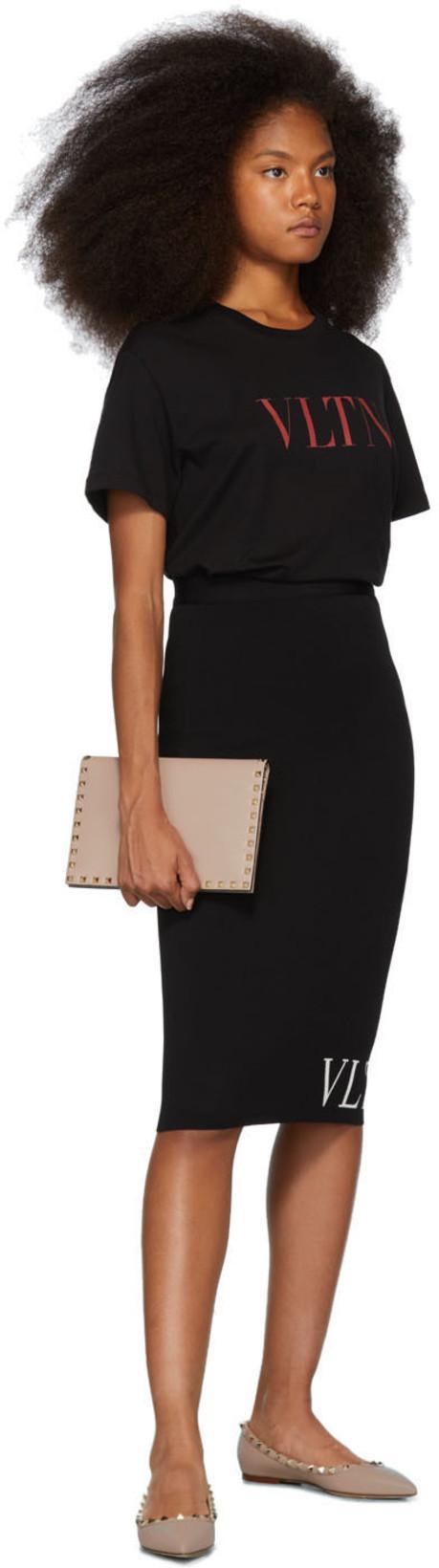 VALENTINO GARAVANI Valentino Pointed Toe Flat Shoes With Gold-tone Rockstuds In Pink